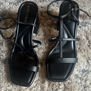 Marc Fisher Elegant Black Sandals
